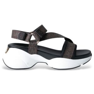 Michael Korstil Kvinder. 43s6bwfa1b Brune Sandaler Med Monogram (37), 3-5 Cm, Velcro, Casual Michael Korstil Kvinder. 43s6bwfa1b Brune Sandaler Med Monogram (37), 3-5 Cm, Velcro, Casual