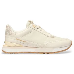 Michael Korstil Kvinder. 43r5nofs1l Nova Træner I Læder Og Nylon, Vanilje (37), Beige, Fast, Blonder, Casual Michael Korstil Kvinder. 43r5nofs1l Nova Træner I Læder Og Nylon, Vanilje (37), Beige, Fast, Blonder, Casual