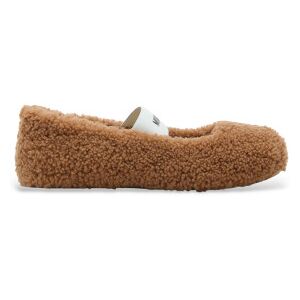 Moon Boottil Kvinder. 80d2400010 Ballerinaer I Brunt Shearling-Læder (38), Fast, Ingen, Casual Moon Boottil Kvinder. 80d2400010 Ballerinaer I Brunt Shearling-Læder (38), Fast, Ingen, Casual