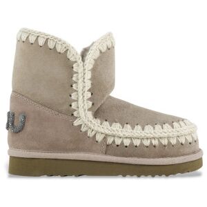 Moutil Kvinder. Mu.Fw101050a Læderstøvler Eskimo 18 Glitter Logo Taupe (38), 5-8 Cm, Ingen, Casual, Gråt Moutil Kvinder. Mu.Fw101050a Læderstøvler Eskimo 18 Glitter Logo Taupe (38), 5-8 Cm, Ingen, Casual, Gråt
