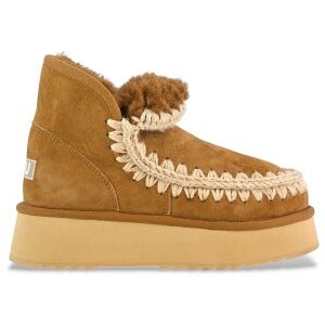 Moutil Kvinder. Mu.Fw681000a Ankelstøvler I Læder Mini Eskimo Platform Brun (38), 8-10, Ingen, Casual Moutil Kvinder. Mu.Fw681000a Ankelstøvler I Læder Mini Eskimo Platform Brun (38), 8-10, Ingen, Casual