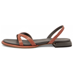 Neosenstil Kvinder. 331561188003_006 Sandaler I Læder S3156 Valvin Orange (42), Fast, Ingen, Casual Neosenstil Kvinder. 331561188003_006 Sandaler I Læder S3156 Valvin Orange (42), Fast, Ingen, Casual