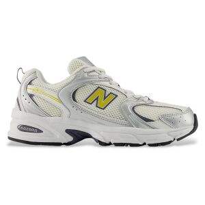 New Balanceunisex. U530v1_li Sko 530 Hvid, Sølv (40.5), Sølvfarvet, Fast, Blonder, Casual New Balanceunisex. U530v1_li Sko 530 Hvid, Sølv (40.5), Sølvfarvet, Fast, Blonder, Casual