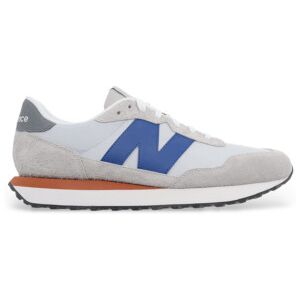 New Balancetil Mænd. M237v1_li Træningssko 237 Grå, Blå (44.5), Fast, Ruskind, Blonder, Casual New Balancetil Mænd. M237v1_li Træningssko 237 Grå, Blå (44.5), Fast, Ruskind, Blonder, Casual