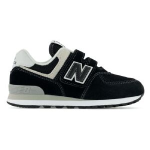 New Balanceunisex Til Børn. Pv574v1 Sneakers I Læder 574 Sort (30.5), Fast, Velcro, Casual, Børnetøj New Balanceunisex Til Børn. Pv574v1 Sneakers I Læder 574 Sort (30.5), Fast, Velcro, Casual, Børnetøj
