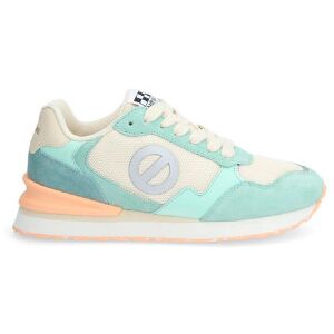 No Nametil Kvinder. Qnipsme Sneakers I Læder Tova Runner Grøn (37), Fast, Blonder, Casual No Nametil Kvinder. Qnipsme Sneakers I Læder Tova Runner Grøn (37), Fast, Blonder, Casual