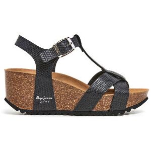 Pepe Jeanstil Kvinder. Pls80007 Courtney Free Sandaler Sort (40), 3-5 Cm, Spænder, Casual Pepe Jeanstil Kvinder. Pls80007 Courtney Free Sandaler Sort (40), 3-5 Cm, Spænder, Casual