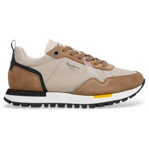 Pepe Jeanstil Mænd. Pms400032 Træningssko Ari Urban Taupe (45), Brun, Stof, Fast, Blonder, Casual, Gråt Pepe Jeanstil Mænd. Pms400032 Træningssko Ari Urban Taupe (45), Brun, Stof, Fast, Blonder, Casual, Gråt
