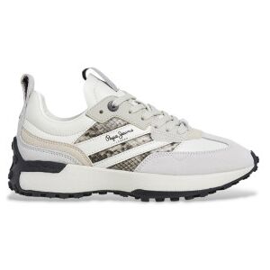 Pepe Jeanstil Kvinder. Pls600020 Lucky Animal Læder Sneakers Hvid (40), Fast, 1-3 Cm, Blonder, Casual Pepe Jeanstil Kvinder. Pls600020 Lucky Animal Læder Sneakers Hvid (40), Fast, 1-3 Cm, Blonder, Casual