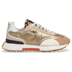 Pepe Jeanstil Kvinder. Pls600039 Mode-Sneakers I Guld (41), Guldfarvet, Fast, Blonder, Casual Pepe Jeanstil Kvinder. Pls600039 Mode-Sneakers I Guld (41), Guldfarvet, Fast, Blonder, Casual