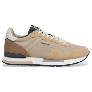Pepe Jeanstil Mænd. Pms400037 Hailon Basic Beige Hjemmesko (46), Stof, Fast, Blonder, Casual Pepe Jeanstil Mænd. Pms400037 Hailon Basic Beige Hjemmesko (46), Stof, Fast, Blonder, Casual