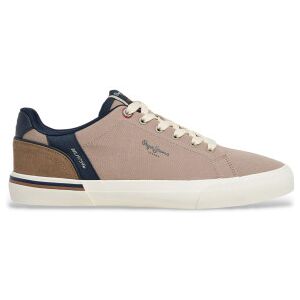 Pepe Jeanstil Mænd. Pms300013 Træningssko Kenton State Beige (46), Stof, Fast, Blonder, Casual Pepe Jeanstil Mænd. Pms300013 Træningssko Kenton State Beige (46), Stof, Fast, Blonder, Casual