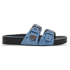 Pepe Jeanstil Kvinder. Pls900008 Agnes Studs-Sandaler I Læder, Blå (39), Fast, Ruskind, Ingen, Casual Pepe Jeanstil Kvinder. Pls900008 Agnes Studs-Sandaler I Læder, Blå (39), Fast, Ruskind, Ingen, Casual
