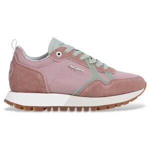 Pepe Jeanstil Kvinder. Pls400001 Træningssko Ari Snug Pink (39), Læder, Fast, Blonder, Casual Pepe Jeanstil Kvinder. Pls400001 Træningssko Ari Snug Pink (39), Læder, Fast, Blonder, Casual