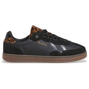 Pepe Jeanstil Kvinder. Pls000009 Ball Night Læder-Sneakers Sort (39), Fast, Blonder, Casual Pepe Jeanstil Kvinder. Pls000009 Ball Night Læder-Sneakers Sort (39), Fast, Blonder, Casual