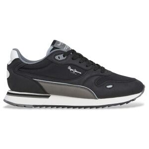 Pepe Jeanstil Mænd. Pms400007 Træningssko Bexley South Black (46), Sort, Fast, Blonder, Casual Pepe Jeanstil Mænd. Pms400007 Træningssko Bexley South Black (46), Sort, Fast, Blonder, Casual