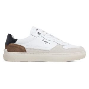 Pepe Jeanstil Mænd. Pms00019 Camden Nature Lædersko Hvid (45), Fast, Ruskind, Blonder, Casual Pepe Jeanstil Mænd. Pms00019 Camden Nature Lædersko Hvid (45), Fast, Ruskind, Blonder, Casual
