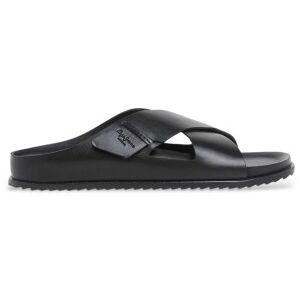 Pepe Jeanstil Mænd. Pms90125 Corby Dress Lædersandaler Sort (43), Fast, Ingen, Casual Pepe Jeanstil Mænd. Pms90125 Corby Dress Lædersandaler Sort (43), Fast, Ingen, Casual