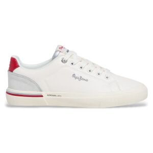 Pepe Jeanstil Kvinder. Pls300016 Træningssko Kenton Shade Hvid (42), Fast, Blonder, Casual Pepe Jeanstil Kvinder. Pls300016 Træningssko Kenton Shade Hvid (42), Fast, Blonder, Casual