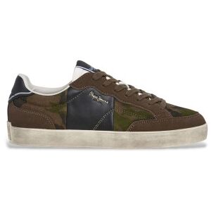 Pepe Jeanstil Mænd. Pms300004 Træningssko Lane Camo Grøn (45), Fast, Ruskind, Blonder, Casual Pepe Jeanstil Mænd. Pms300004 Træningssko Lane Camo Grøn (45), Fast, Ruskind, Blonder, Casual