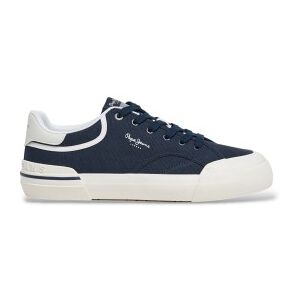 Pepe Jeanstil Mænd. Pms300018 Nolan Basic Sneakers Marineblå (42), Stof, Fast, Blonder, Casual Pepe Jeanstil Mænd. Pms300018 Nolan Basic Sneakers Marineblå (42), Stof, Fast, Blonder, Casual