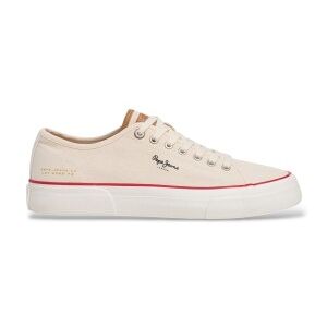 Pepe Jeanstil Mænd. Pms300017 Træningssko Taylor Original Beige (43), Stof, Fast, Blonder, Casual Pepe Jeanstil Mænd. Pms300017 Træningssko Taylor Original Beige (43), Stof, Fast, Blonder, Casual