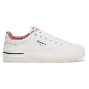Pepe Jeanstil Kvinder. Pls300017 Sneakers Taylor Basic Hvid (40), Stof, Fast, Blonder, Casual Pepe Jeanstil Kvinder. Pls300017 Sneakers Taylor Basic Hvid (40), Stof, Fast, Blonder, Casual