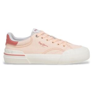 Pepe Jeanstil Kvinder. Pls300017 Træningssko Taylor Basic Orange (37), Stof, Fast, Blonder, Casual, Koralfarvet Pepe Jeanstil Kvinder. Pls300017 Træningssko Taylor Basic Orange (37), Stof, Fast, Blonder, Casual, Koralfarvet