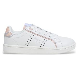 Pepe Jeanstil Kvinder/piger. Pgs000013 Player Young Læder Sneakers Hvid (34), Fast, Blonder, Casual, Sport, Børnetøj Pepe Jeanstil Kvinder/piger. Pgs000013 Player Young Læder Sneakers Hvid (34), Fast, Blonder, Casual, Sport, Børnetøj