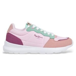 Pepe Jeanstil Kvinder/piger. Pgs400012 Træningssko Teagan Bass Pink (34), Fast, Blonder, Casual, Børnetøj Pepe Jeanstil Kvinder/piger. Pgs400012 Træningssko Teagan Bass Pink (34), Fast, Blonder, Casual, Børnetøj