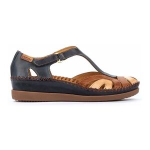 Pikolinostil Kvinder. W8k-1569c1 Sandaler I Læder Cadaques W8k Marine (36), 3-5 Cm, Velcro, Casual, Blå Pikolinostil Kvinder. W8k-1569c1 Sandaler I Læder Cadaques W8k Marine (36), 3-5 Cm, Velcro, Casual, Blå