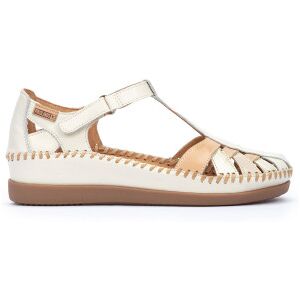 Pikolinostil Kvinder. W8k-0705c1 Lædersandaler Cadaques Hvid (38), 3-5 Cm, Velcro, Casual Pikolinostil Kvinder. W8k-0705c1 Lædersandaler Cadaques Hvid (38), 3-5 Cm, Velcro, Casual