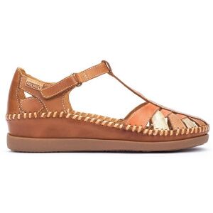 Pikolinostil Kvinder. W8k-0705c1 Brune Lædersandaler Cadaques (41), 3-5 Cm, Velcro, Casual Pikolinostil Kvinder. W8k-0705c1 Brune Lædersandaler Cadaques (41), 3-5 Cm, Velcro, Casual