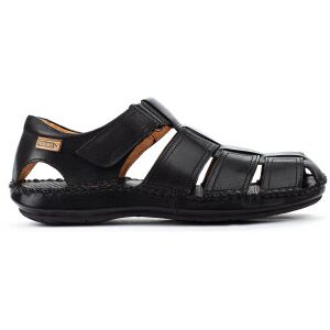 Pikolinostil Mænd. 06j-5433 Læder-Sandaler Tarifa Sort (40), Fast, Velcro, Casual, Klassisk Pikolinostil Mænd. 06j-5433 Læder-Sandaler Tarifa Sort (40), Fast, Velcro, Casual, Klassisk