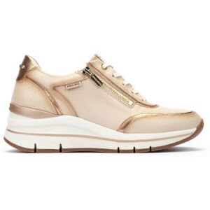 Pikolinostil Kvinder. W2c-6602c1 Girona Beige Lædersko (39), Hvid, 5-8 Cm, Lynlås, Casual Pikolinostil Kvinder. W2c-6602c1 Girona Beige Lædersko (39), Hvid, 5-8 Cm, Lynlås, Casual