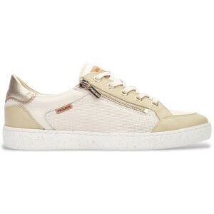 Pikolinostil Kvinder. W7b-6737c1 Læder-Sneakers Lanzarote Off-White (35), Hvid, Beige, Fast, Blonder, Lynlås, Casual Pikolinostil Kvinder. W7b-6737c1 Læder-Sneakers Lanzarote Off-White (35), Hvid, Beige, Fast, Blonder, Lynlås, Casual