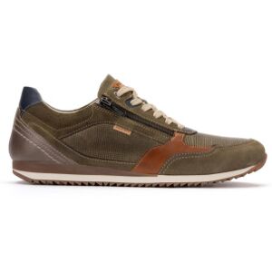 Pikolinostil Mænd. M2a-6292sec1 Liverpool Læder Sneakers Grøn (45), Fast, Blonder, Lynlås, Casual Pikolinostil Mænd. M2a-6292sec1 Liverpool Læder Sneakers Grøn (45), Fast, Blonder, Lynlås, Casual