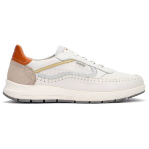 Pikolinostil Mænd. M7w-6423c1 Salamanca Læder-Sneakers Hvid (45), Fast, Blonder, Casual Pikolinostil Mænd. M7w-6423c1 Salamanca Læder-Sneakers Hvid (45), Fast, Blonder, Casual