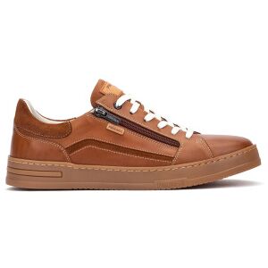 Pikolinostil Mænd. M1k-6422c2 Brune Xativa-Sneakers I Læder (45), Fast, Blonder, Lynlås, Casual Pikolinostil Mænd. M1k-6422c2 Brune Xativa-Sneakers I Læder (45), Fast, Blonder, Lynlås, Casual