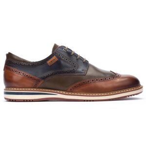 Pikolinostil Mænd. M1t-4191c1 Avila Lædersko Brun, Navy (41), 1-3 Cm, Blonder, Casual Pikolinostil Mænd. M1t-4191c1 Avila Lædersko Brun, Navy (41), 1-3 Cm, Blonder, Casual