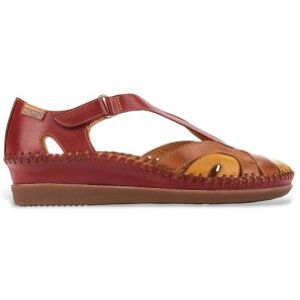 Pikolinostil Kvinder. W8k-1569c1 Lædersko Cadaques Rød (36), 3-5 Cm, Velcro, Casual Pikolinostil Kvinder. W8k-1569c1 Lædersko Cadaques Rød (36), 3-5 Cm, Velcro, Casual