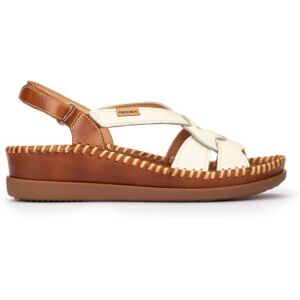 Pikolinostil Kvinder. W8k-1839c2 Cadaques W8k-1839c2 (39), Læder, Hvid, Brun, 1-3 Cm, Velcro, Casual Pikolinostil Kvinder. W8k-1839c2 Cadaques W8k-1839c2 (39), Læder, Hvid, Brun, 1-3 Cm, Velcro, Casual