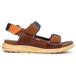 Pikolinostil Mænd. M0b-0122c1 Brune Sandaler I Læder Nijar (41), Fast, Velcro, Casual Pikolinostil Mænd. M0b-0122c1 Brune Sandaler I Læder Nijar (41), Fast, Velcro, Casual