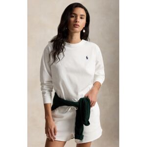 Polo Ralph Laurentil Kvinder. 211b16036001 Wimbledon-Trøje Hvid (M), Casual, Bomuld, Lange Ærmer Polo Ralph Laurentil Kvinder. 211b16036001 Wimbledon-Trøje Hvid (M), Casual, Bomuld, Lange Ærmer
