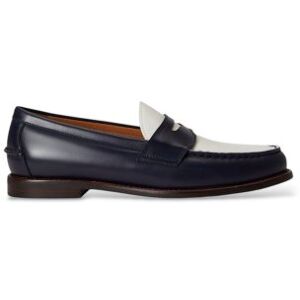 Polo Ralph Laurentil Mænd. 803p07641002 Alston Penny Loafers I Læder Navy (42), Fast, Ingen, Casual, Blå Polo Ralph Laurentil Mænd. 803p07641002 Alston Penny Loafers I Læder Navy (42), Fast, Ingen, Casual, Blå
