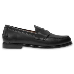 Polo Ralph Laurentil Mænd. 803932221002 Alston Penny Loafers I Læder, Sort (41), Fast, Ingen, Casual Polo Ralph Laurentil Mænd. 803932221002 Alston Penny Loafers I Læder, Sort (41), Fast, Ingen, Casual