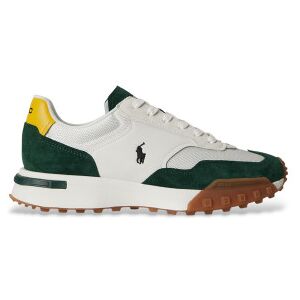 Polo Ralph Laurentil Mænd. 809p07523002 Eldridge Læder Sneakers Hvid (45), Fast, Blonder, Casual Polo Ralph Laurentil Mænd. 809p07523002 Eldridge Læder Sneakers Hvid (45), Fast, Blonder, Casual