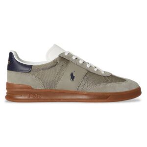 Polo Ralph Laurentil Mænd. 809p09761003 Heritage Aera Læder-Sneakers Grå (46), Fast, Blonder, Casual Polo Ralph Laurentil Mænd. 809p09761003 Heritage Aera Læder-Sneakers Grå (46), Fast, Blonder, Casual