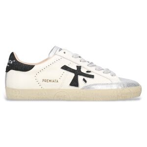 Premiatatil Kvinder. Stevend Stevend Læder Sneakers Hvid (36), Fast, Blonder, Casual Premiatatil Kvinder. Stevend Stevend Læder Sneakers Hvid (36), Fast, Blonder, Casual