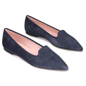 Pretty Ballerinastil Kvinder. 43282 Ella Navy Lædersko (35), Blå, Fast, Ruskind, Ingen, Casual Pretty Ballerinastil Kvinder. 43282 Ella Navy Lædersko (35), Blå, Fast, Ruskind, Ingen, Casual